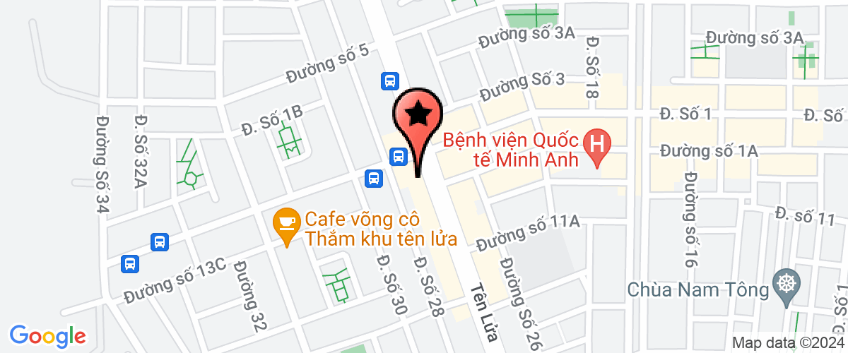 Map go to Thien Duong Massage Sauna Service Company Limited