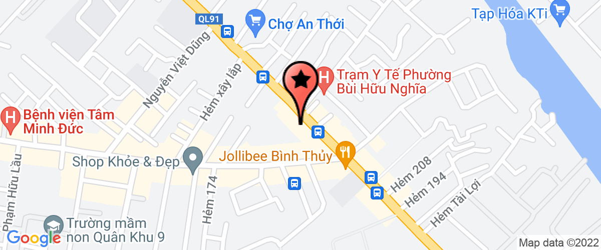Map go to Dinh Duong Joint Stock Company