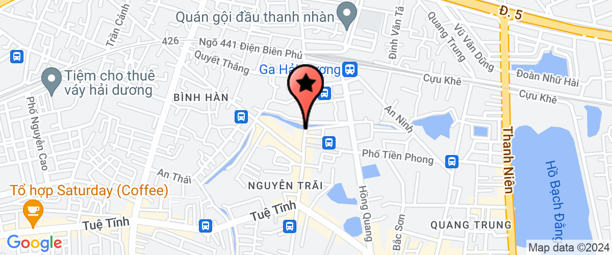 Bản đồ đến Trường Mần non Nguyễn Trãi