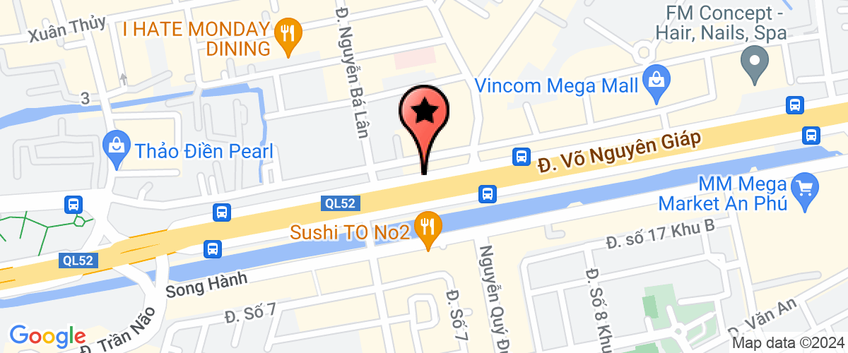 Map go to Sen Viet Uc Import Export Company Limited