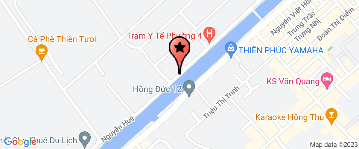 Map go to Nang Hau Giang Company Limited