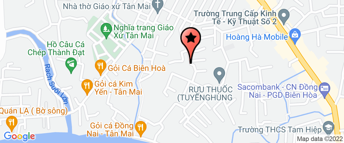 Map go to Uyen Hung Elementary School