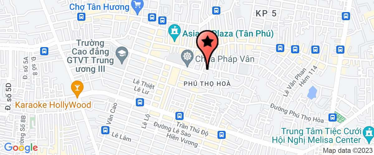 Map go to Kha Phuong Phuong Import Export Trading Construction Company Limited