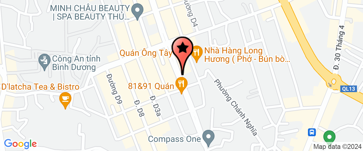 Bản đồ đến Công Ty TNHH Nhà Hàng Khách Sạn Kim Cương