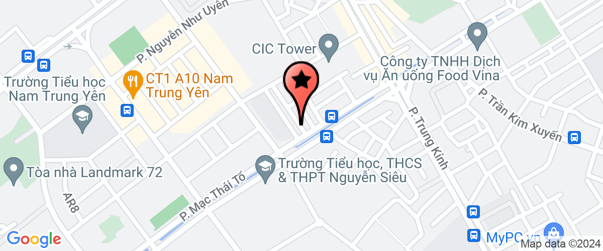 Map go to Van phong luat su quoc te Luu Hoa Giang