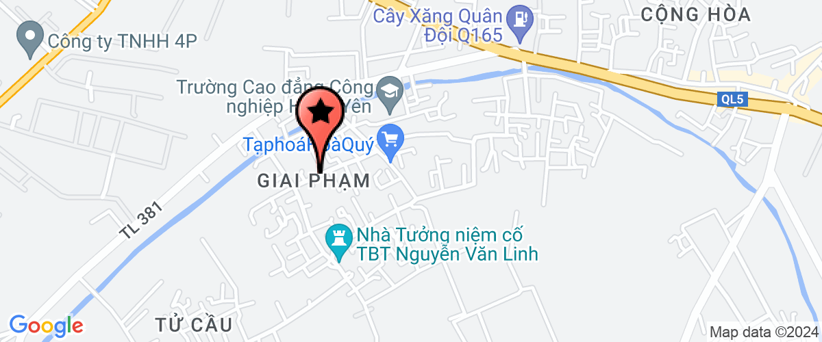 Map go to san xuat va thuong mai Dai Viet Company Limited