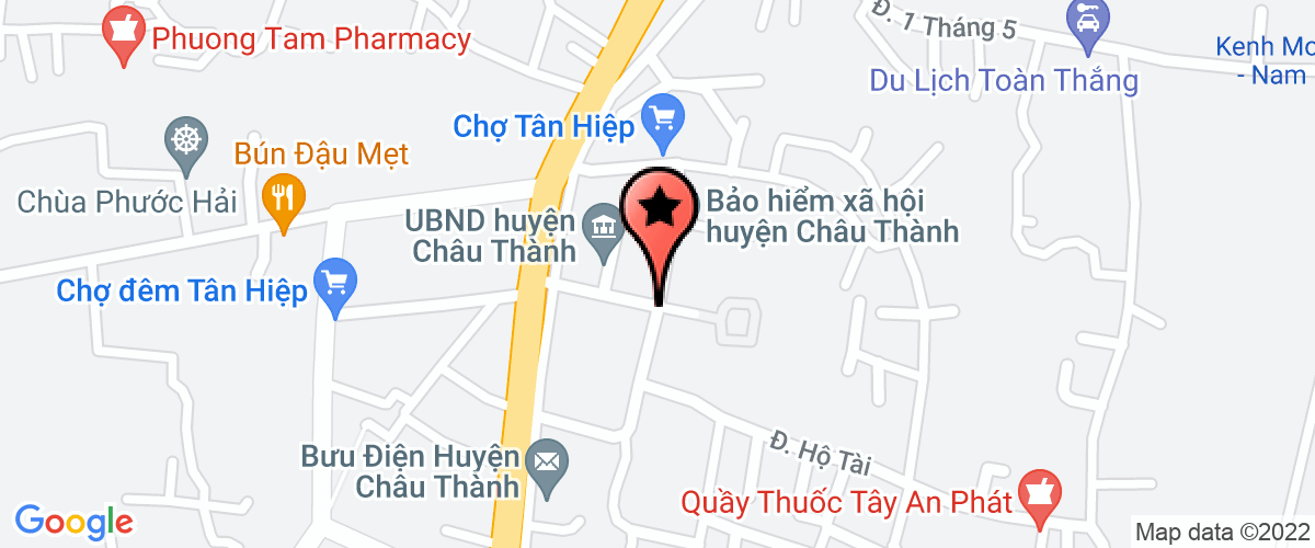 Map go to Truong Tan Hiep Nursery