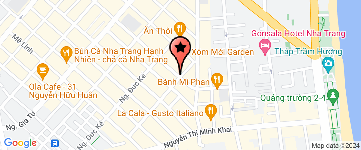 Map go to Nha Trang Fitness Company Limited