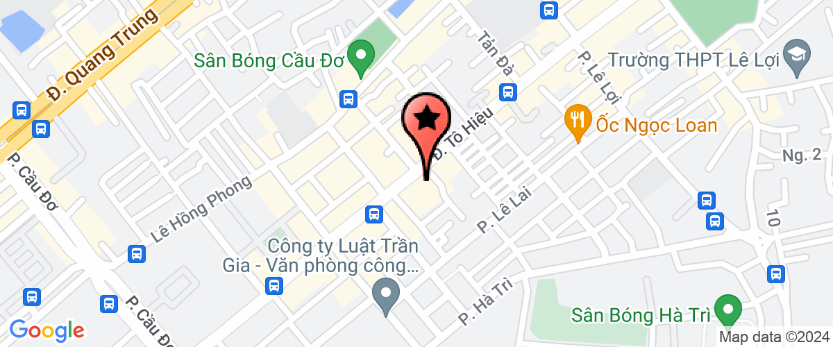 Map go to Knd Thai Binh Company Limited