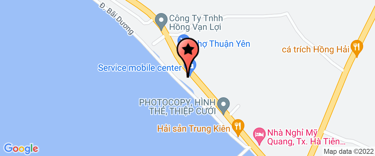 Map go to Ha Thuan Thien Company Limited