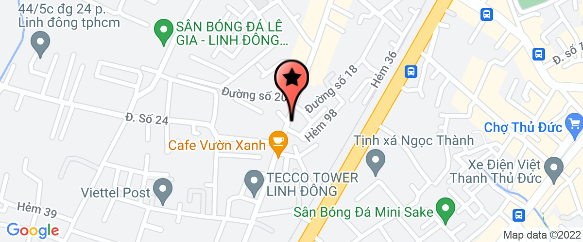 Bản đồ đến Công Ty TNHH Vận Tải Việt Gia Phát