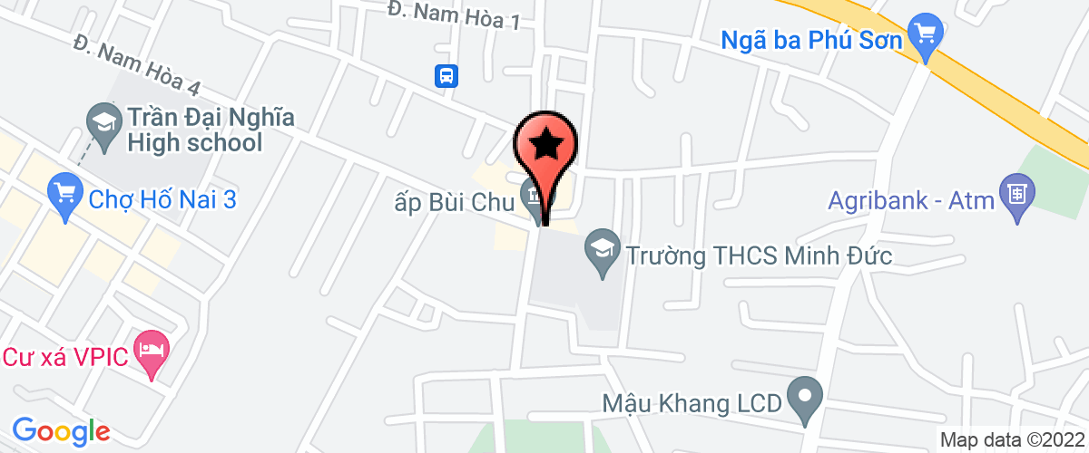 Map go to Tham My Sen Trang Company Limited