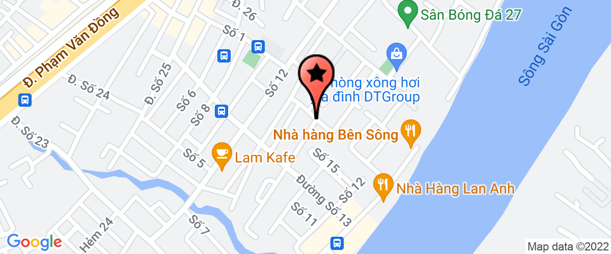 Map go to Nam Phu Thanh Trading Construction Investment Joint Stock Company