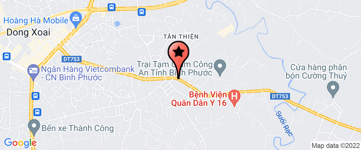 Map go to Cao Su Thanh Cong Processing Import Export Company Limited
