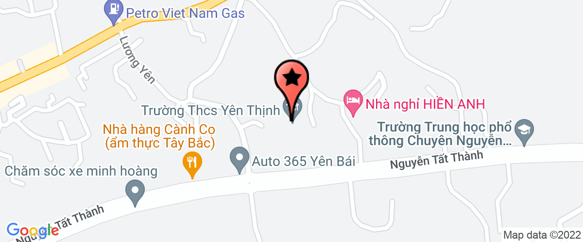 Map go to Dang bo khoi doanh nghiep Yen Bai Province
