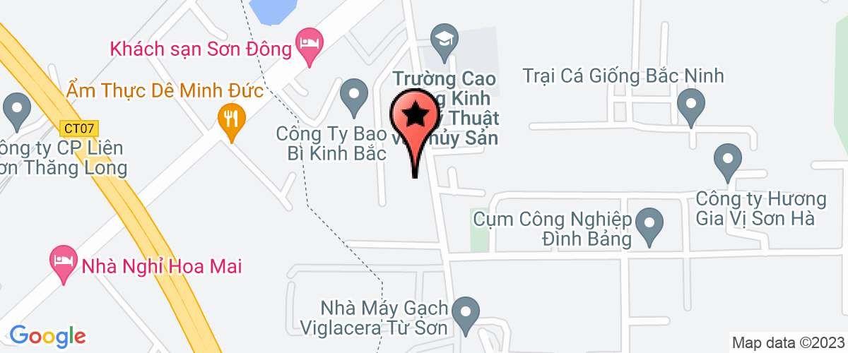 Map go to Thang Loi Import Export And Business Company Limited