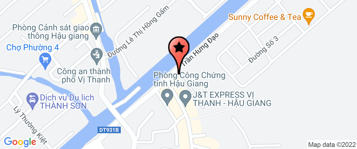 Map go to Hau Giang Water Supply and Sewerage - Projects Urban Joint Stock Company