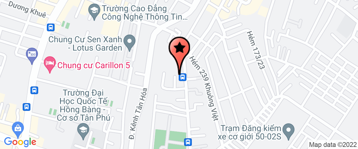 Bản đồ đến Công Ty TNHH Công Ty TNHH DV - TM - MTV Hưng Long