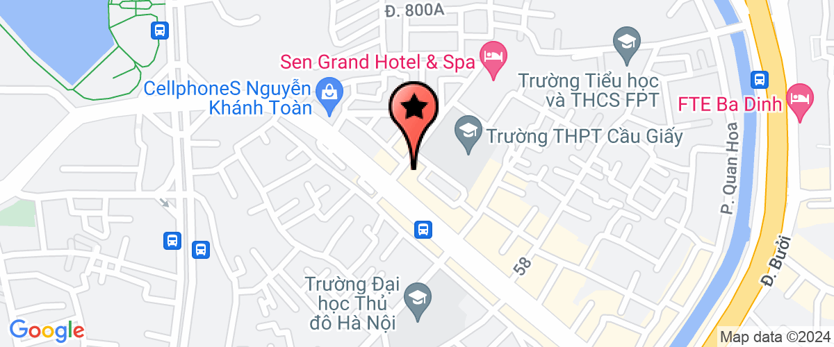 Map go to Mai Linh Hanoi One Member Company Limited