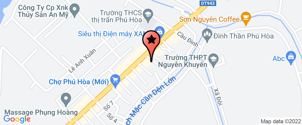 Map go to TM - DV - XD Thanh Phu Hoa Company Limited