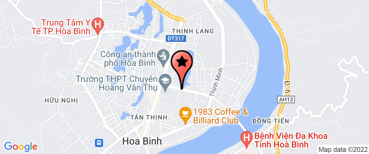 Map go to Doan Thanh Nien Province