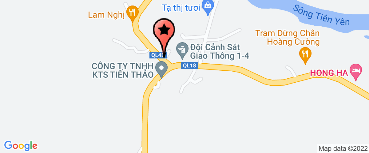Map go to 1 Thanh Vien Sao Dai Duong Company Limited