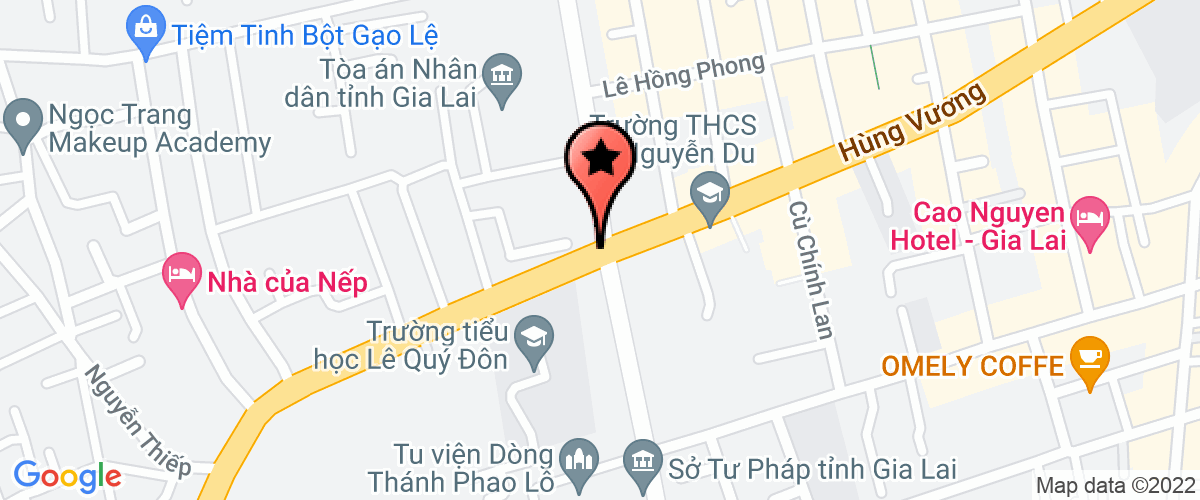 Map go to Branch of Kim Khi Mien Trung in Gia Lai Province Joint Stock Company