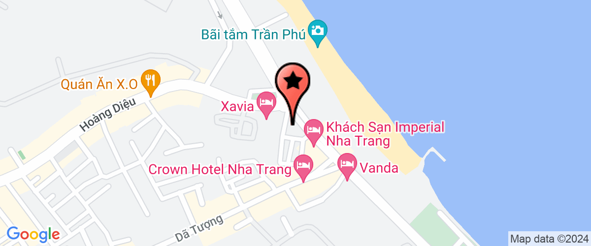 Map go to Nam Phuong - Branch of Nha Trang International Investment Joint Stock Company
