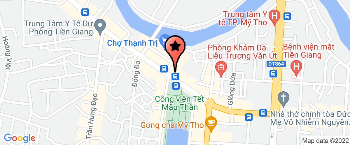 Bản đồ đến Công Ty TNHH Tm Dv Quảng Cáo Sao Việt Tiền Giang