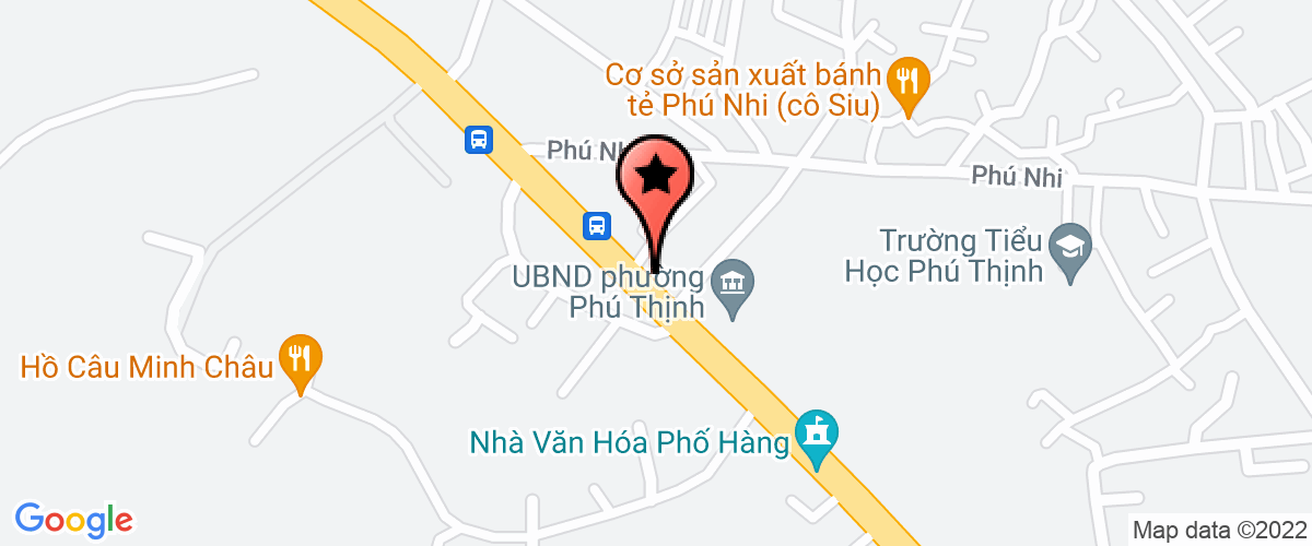 Map go to Viet Hung Investment Production and Commerce Joint Stock Company