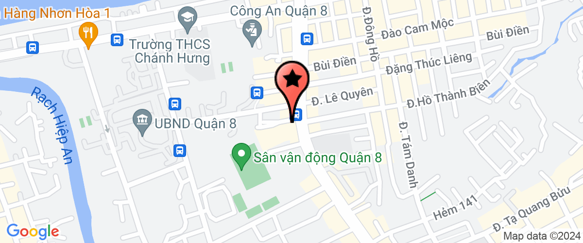 Map go to Nguyen Thanh Dung Service Company Limited