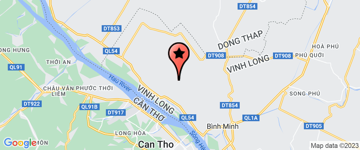 Map go to XD TM Thien Ngan Company Limited