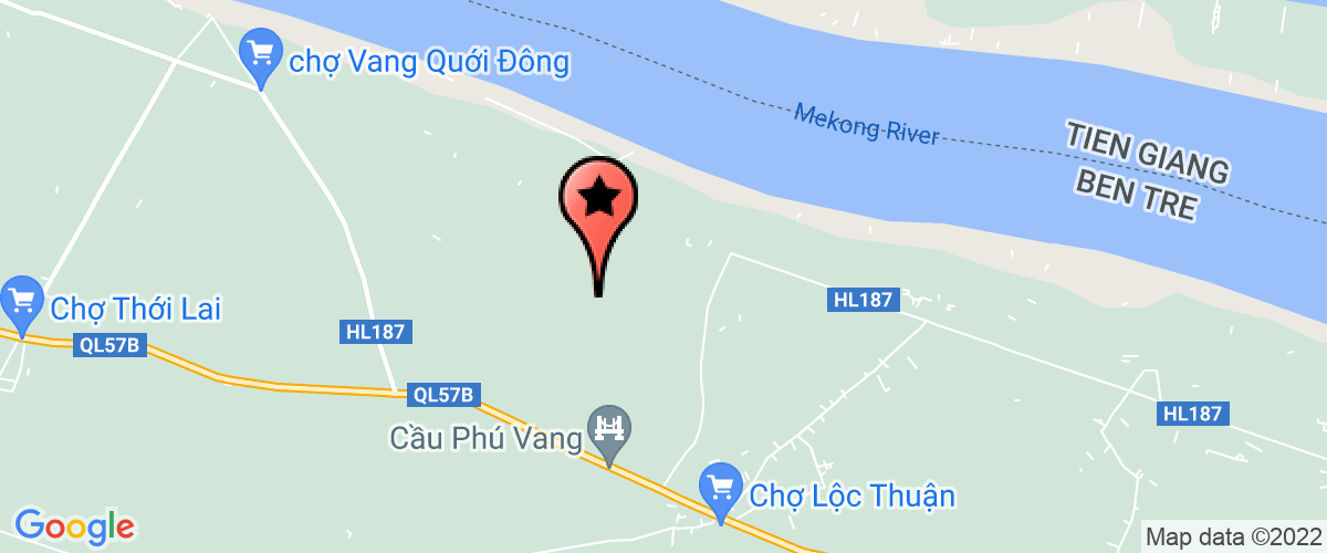 Map go to UBND Xa Phu Vang