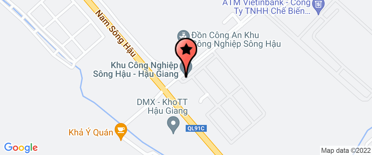Map go to Vietnam Food Hau Giang Company Limited