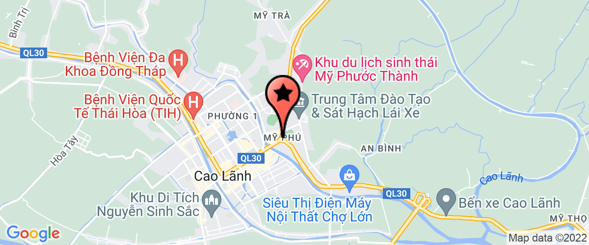 Map go to Truong Nang Khieu The duc Sport
