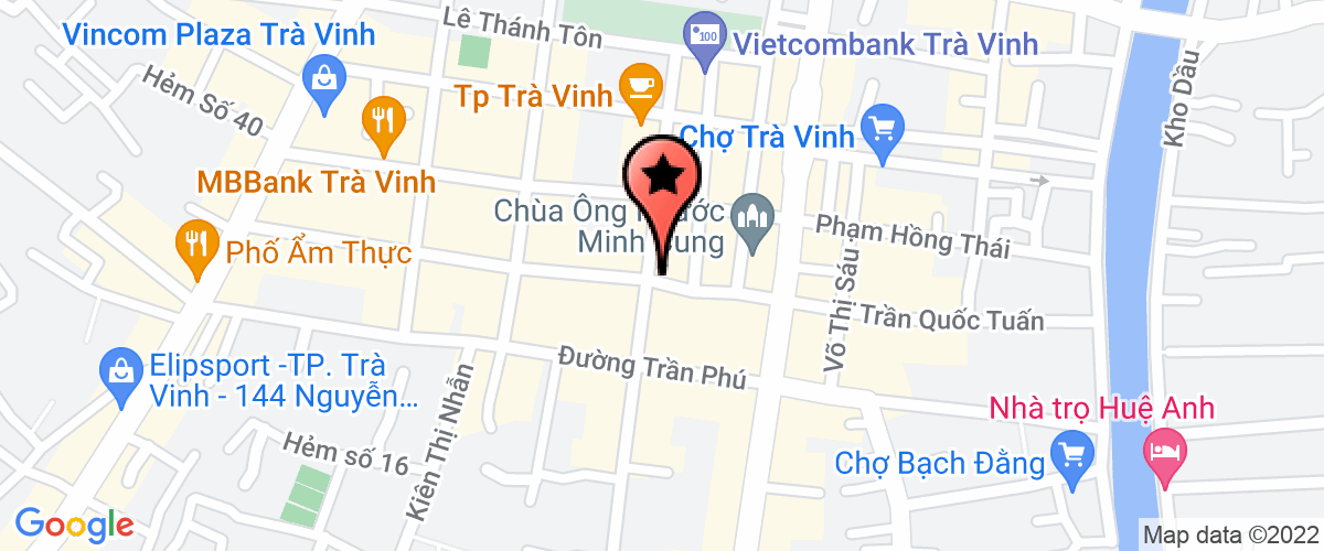 Map go to Tra Tai Thanh Private Enterprise
