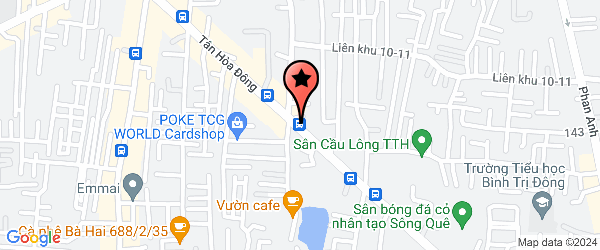 Map go to Tien Hung Electric Game Service Trading Company Limited