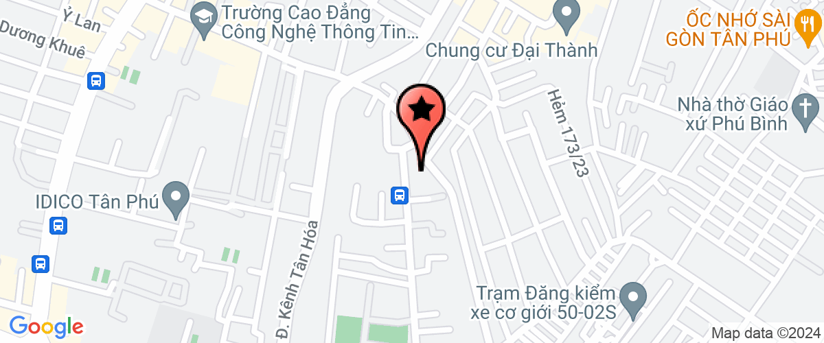 Map go to Trung Dao Thien Phuoc Company Limited