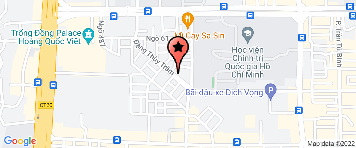 Bản đồ đến Công Ty TNHH Đầu Tư Thương Mại Và XNK Việt Hàn