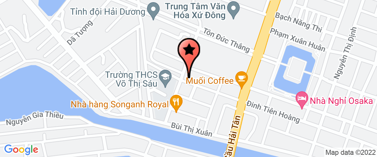 Map go to Kinh Mon Clean Water Business Joint Stock Company