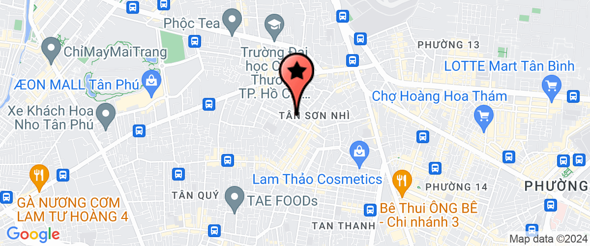 Map go to Xam Viet Company Limited