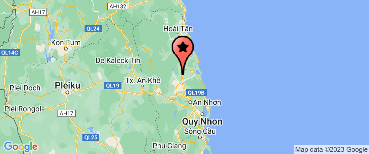 Map go to Thuc Vat 1 Trung uong - Branch of Nam Trung Bo Security Joint Stock Company