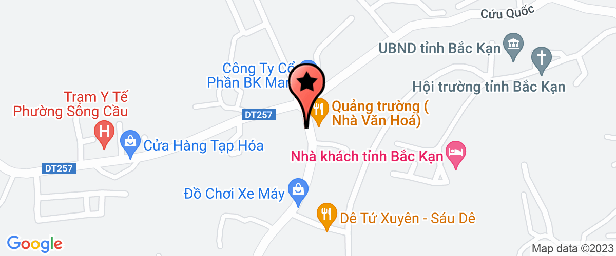 Map go to Hoang Ba Group Trading And Production Company Limited