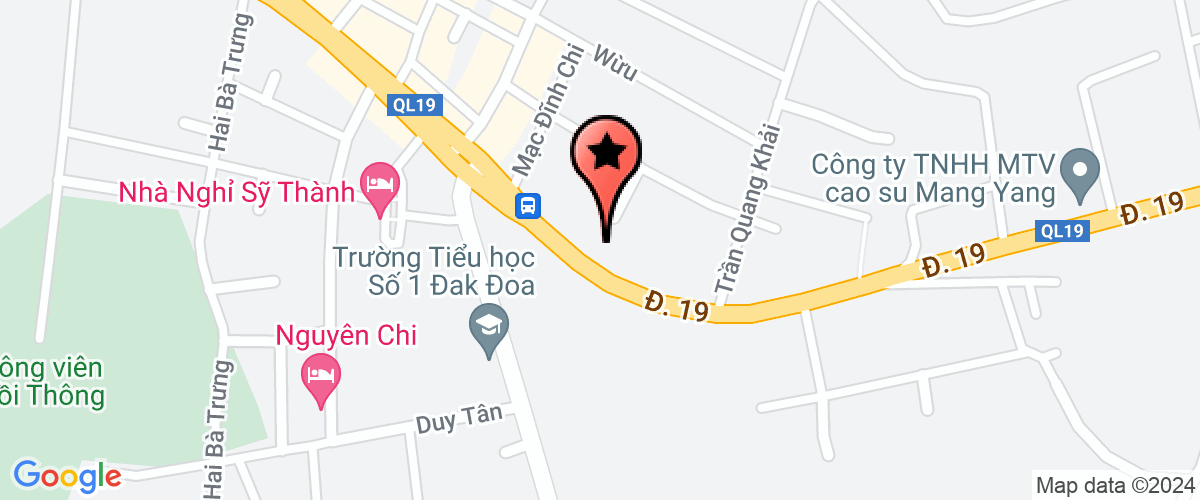 Map go to Danh Duong Gia Lai General Service Trading Company Limited