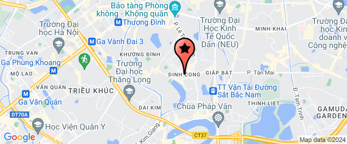 Map go to Copha Ha Noi Joint Stock Company