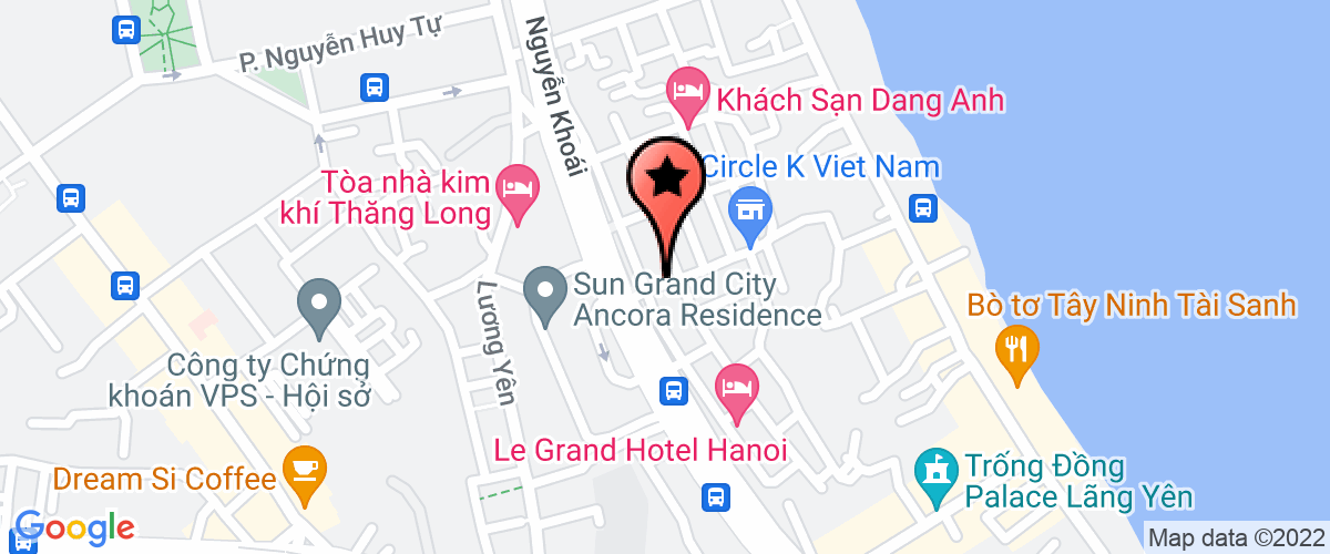 Map go to Trung Chinh Investment and Development Company Limited