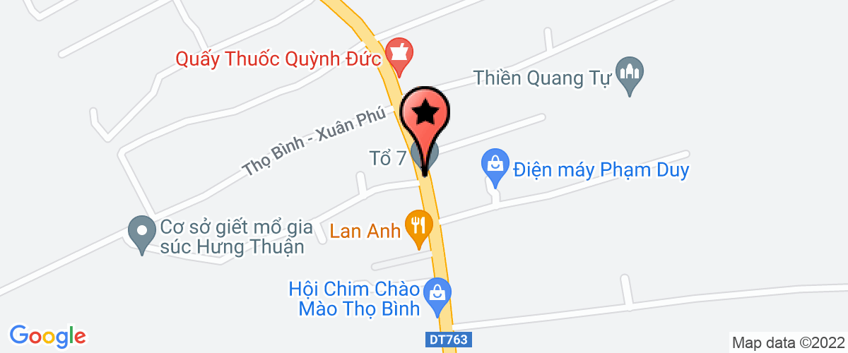 Bản đồ đến Công Ty TNHH Tâm Bình Xuân Lộc