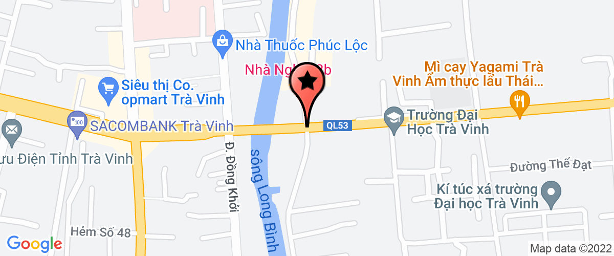 Map go to Tra Vinh Construction And Consultant Joint Stock Company