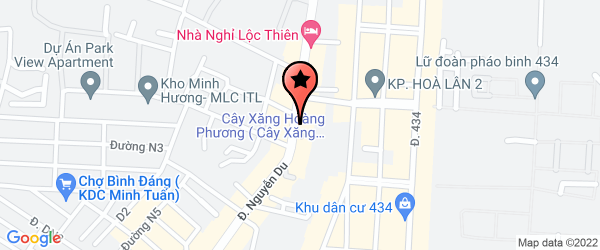 Map go to Ngu Kim Tu Linh Hung Company Limited