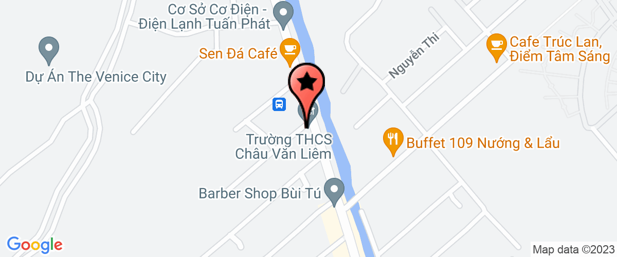Map go to Chau Van Liem Secondary School